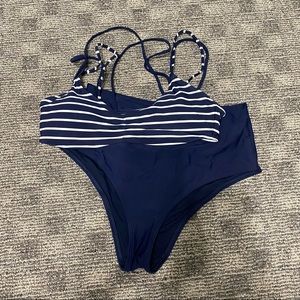 Aerie navy bikini